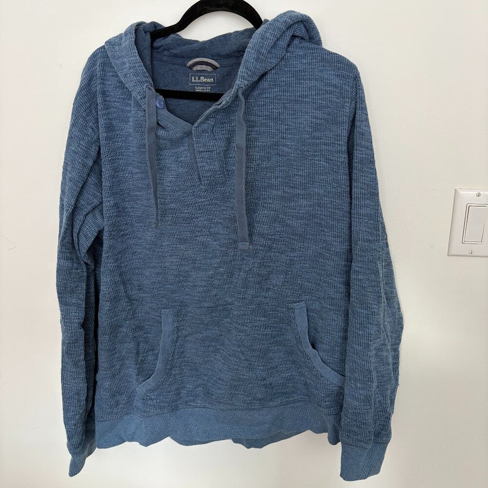 LL Bean Men's Waffle Knit Hoodie